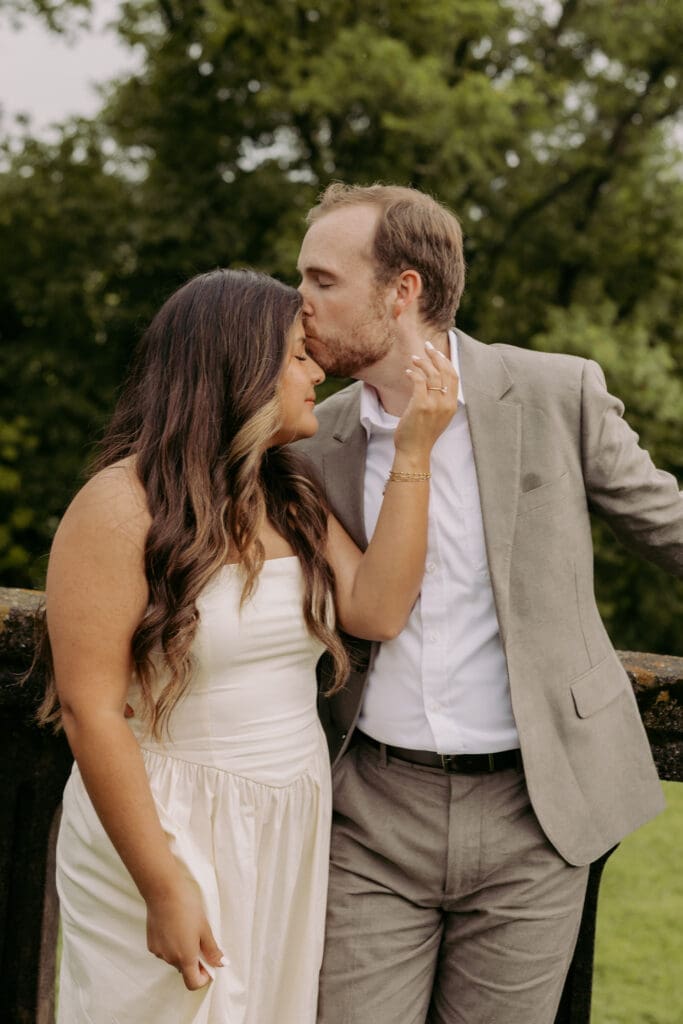 Southern charm engagement photos at the Bleak House