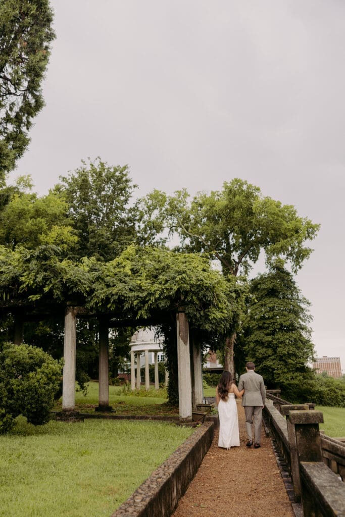Dreamy and romantic engagement photos at the Bleak House