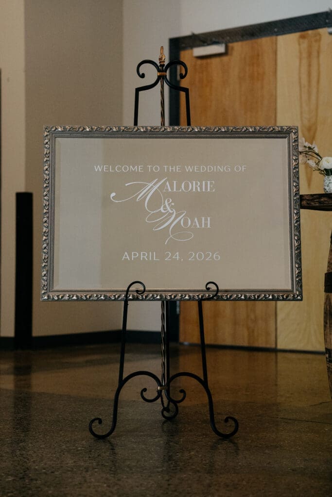 Highland Brewing wedding decor