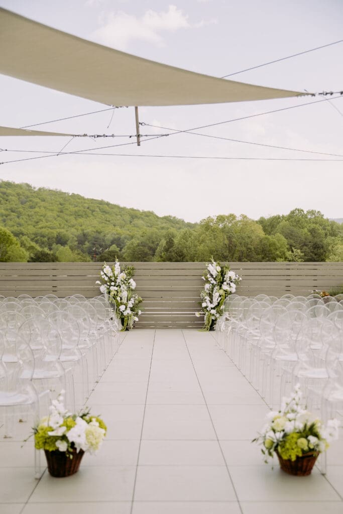 highland brewing rooftop ceremony space