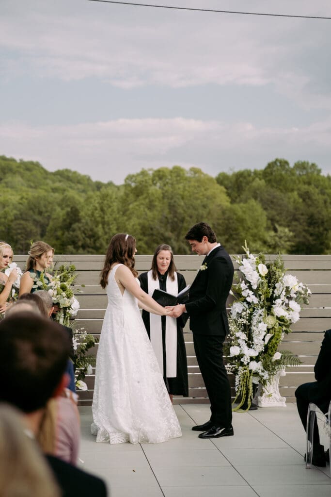 highland brewing intimate wedding ceremony asheville nc