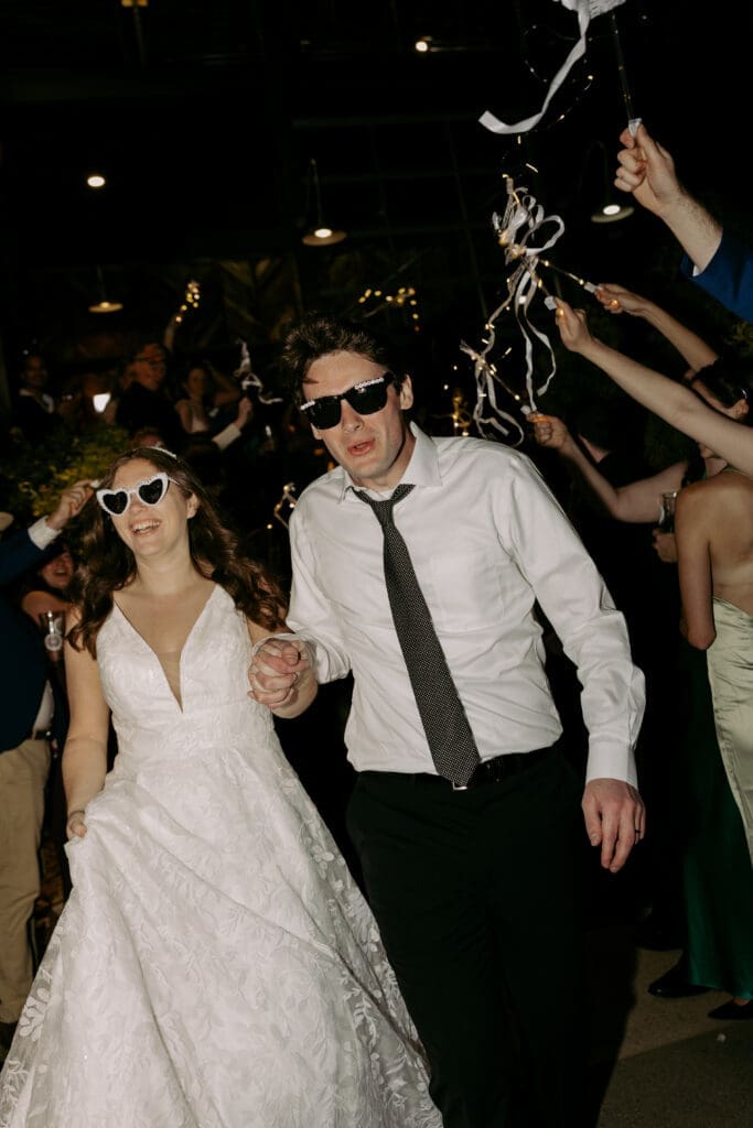 wedding exit