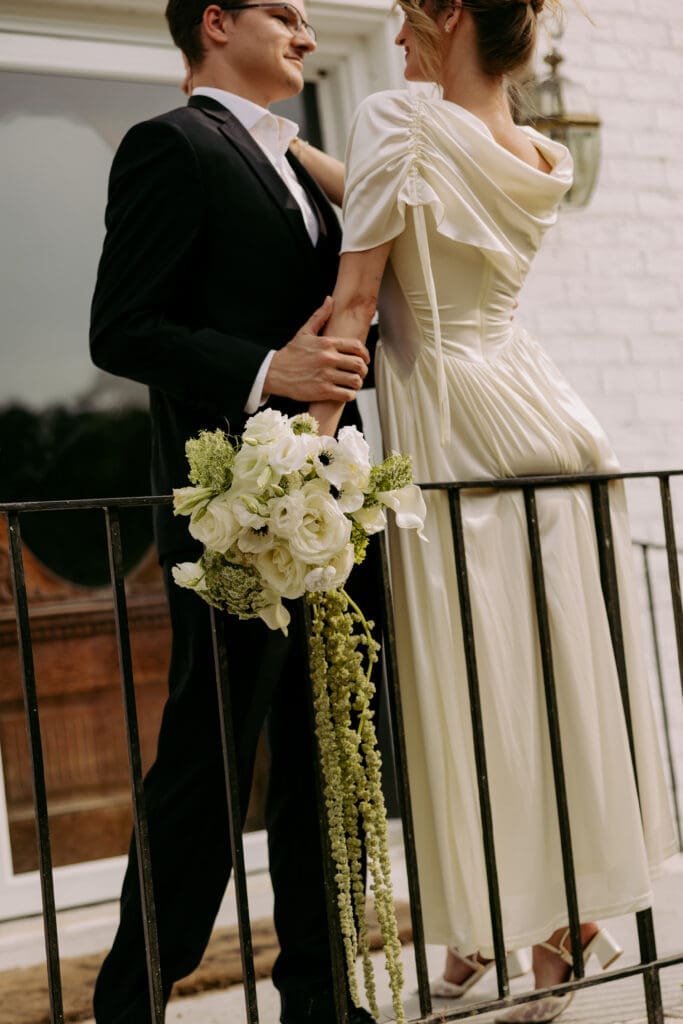 Bridal bouquet photographed during a Pine Creek Place wedding
