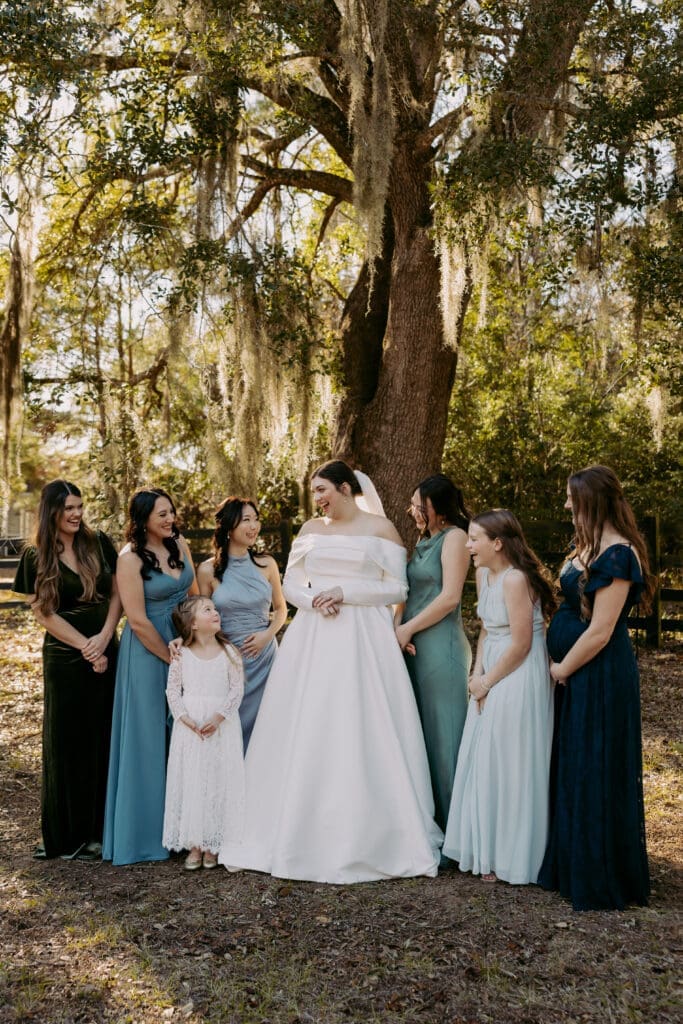 pepper pavilion bridesmaid portraits